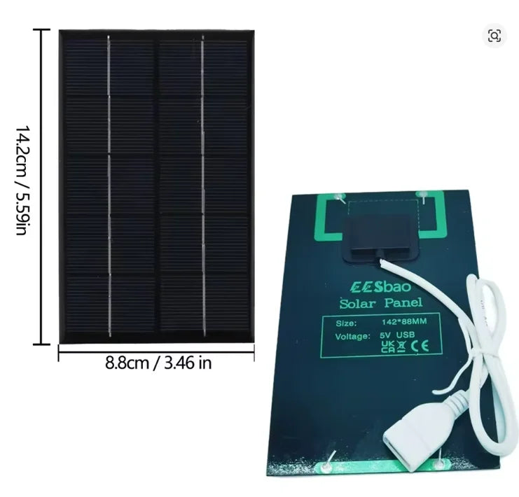 ☀️ Sunpower Portable 35W Solar Panel Charger (5V USB Output)