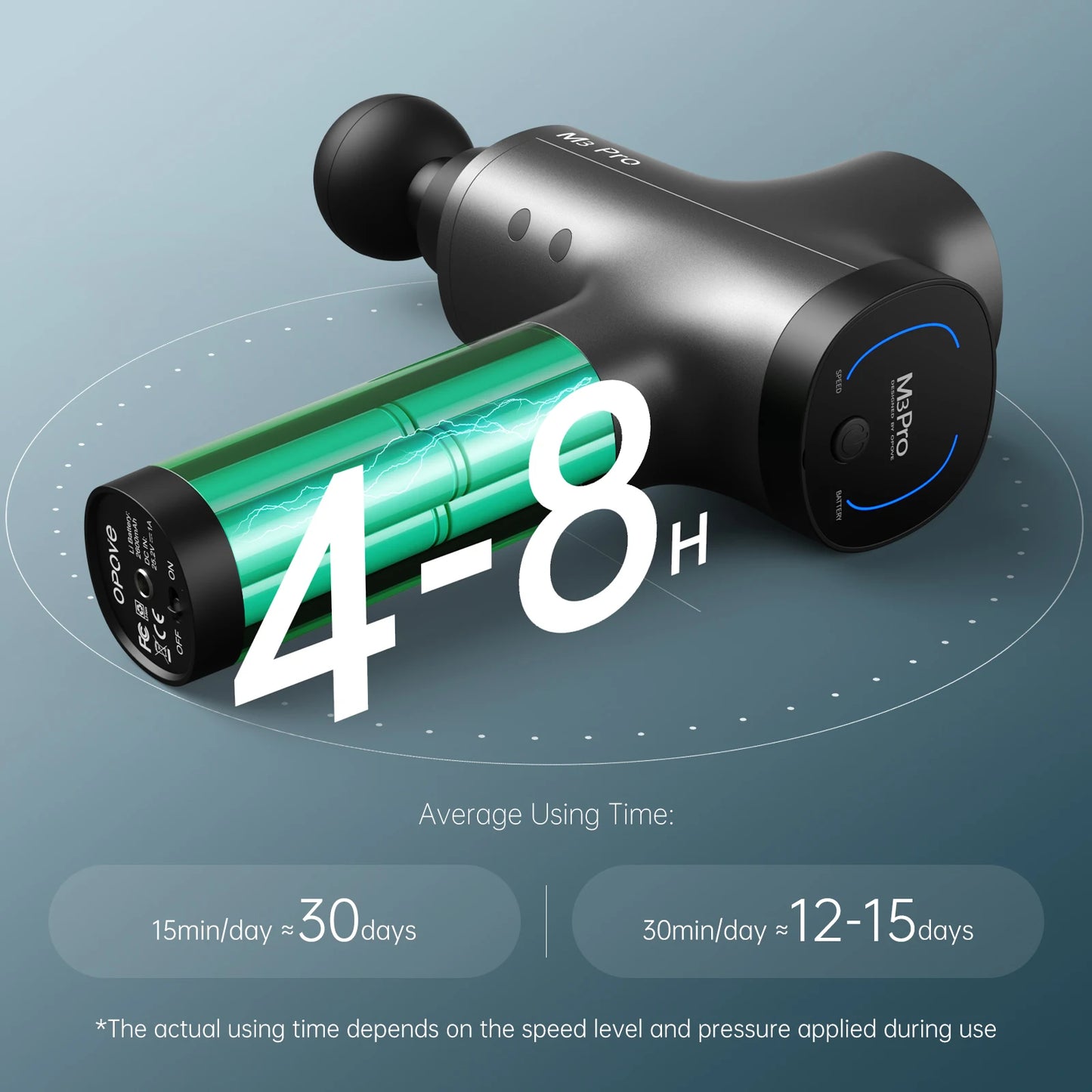 Deep Tissue Percussion Massage Gun – Handheld Muscle Massager for Pain Relief & Recovery, Quiet & Powerful Design