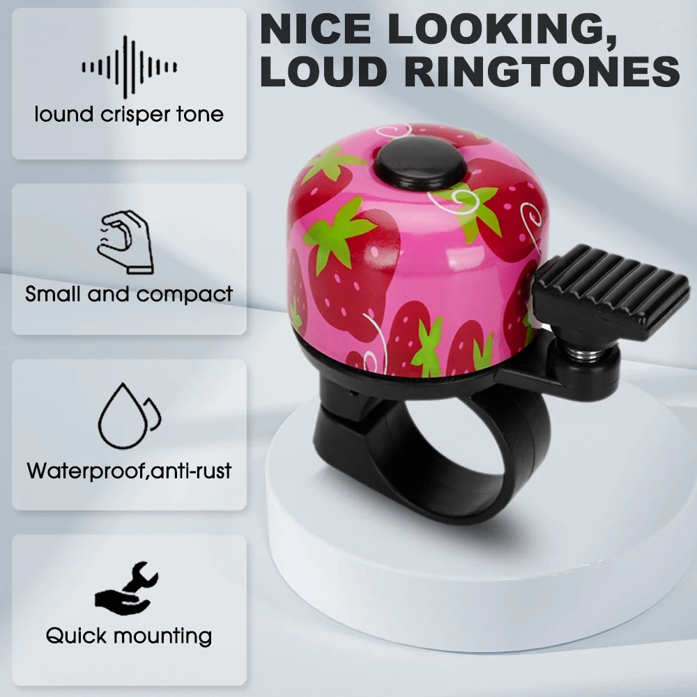 Alloy Bicycle Bell – Loud Metal Sound Alarm for Mountain & Road Bikes, Handlebar Safety Ring