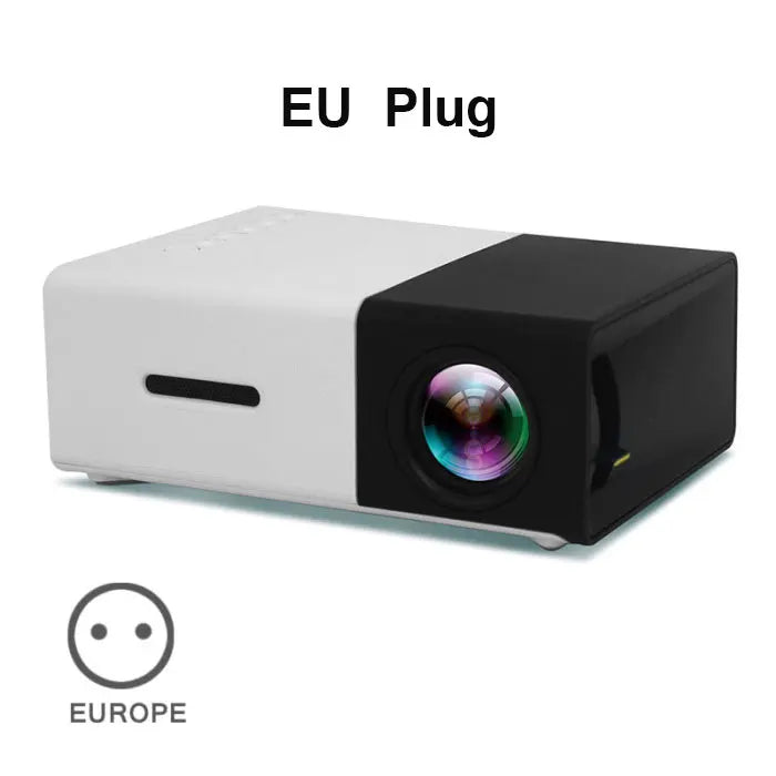 Compact Mini LED Projector – Portable Home Theater with USB, HDMI, and Audio Playback