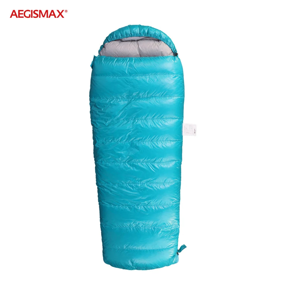 Kids' Goose Down Sleeping Bag – 95% Filled, Ultra-Warm & Thickened for Camping, Hiking & Outdoor Adventures