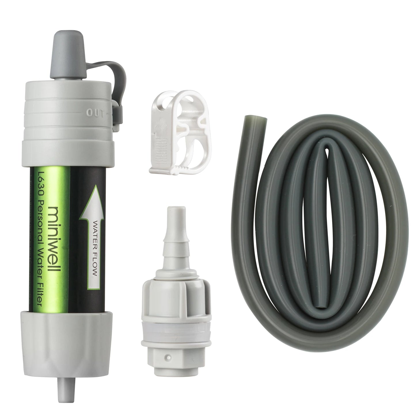 Miniwell Portable Camping Water Filter – 2000L Capacity | Outdoor Emergency Survival Gear