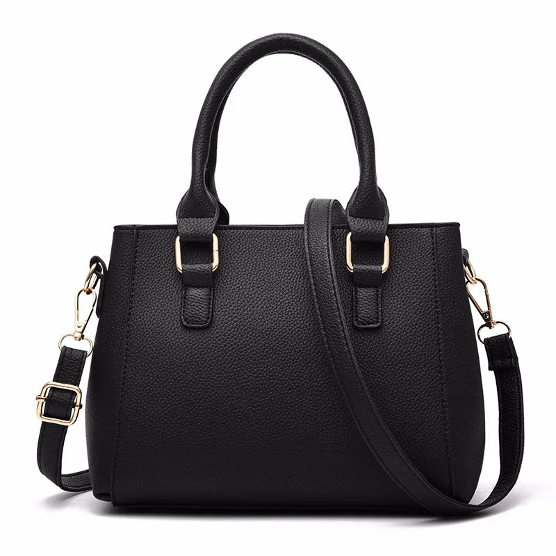 š Embroidered Leather Messenger Handbag ā Stylish Women's Shoulder Bag with Hair Ball Charm