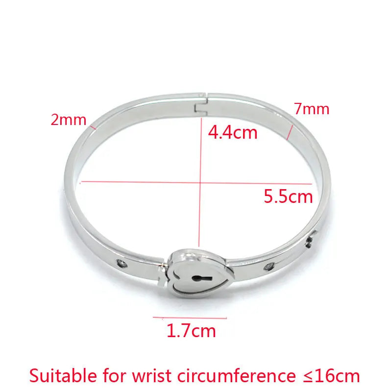 Lock & Key Jewelry Set for Couples – Stainless Steel Bracelet and Necklace Symbolizing Eternal Love