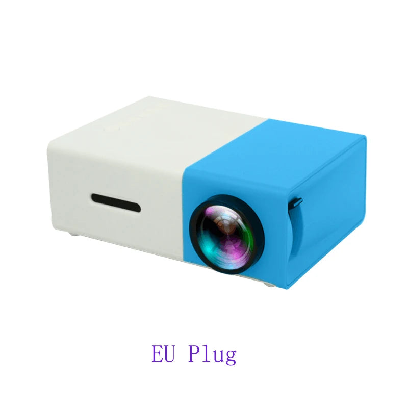Compact Mini LED Projector – Portable Home Theater with USB, HDMI, and Audio Playback