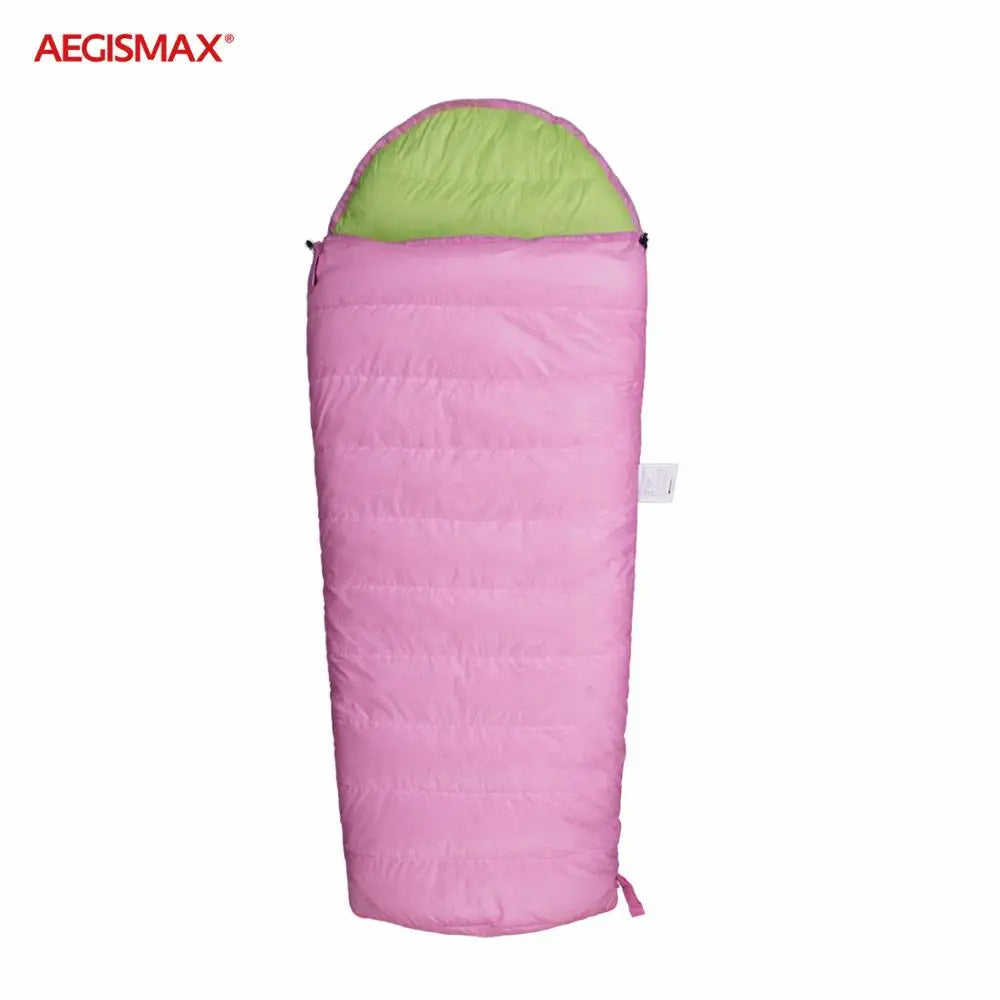 Kids' Goose Down Sleeping Bag – 95% Filled, Ultra-Warm & Thickened for Camping, Hiking & Outdoor Adventures