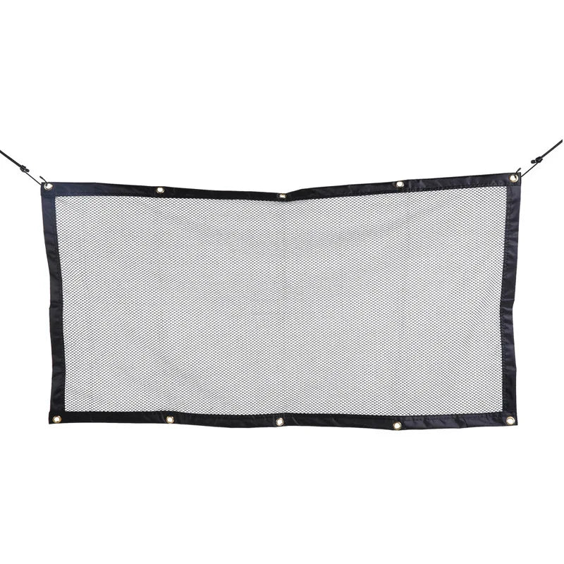 Adjustable Car Back Seat Pet Barrier – Durable Mesh Net for Dog & Child Safety, Anti-Collision Auto Travel Protection Fence