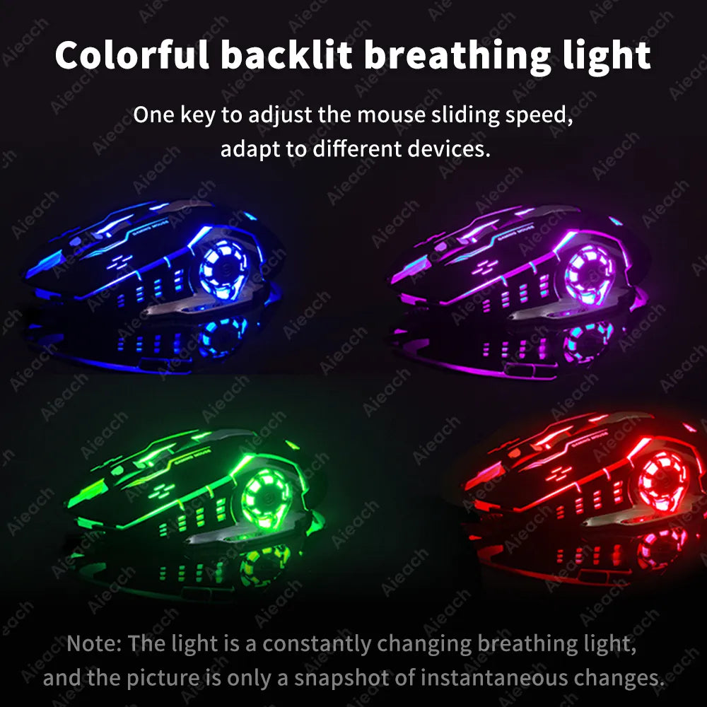 Level Up Your Gaming Experience with a Rechargeable Wireless Bluetooth Mouse: Silent, Mechanical, Backlit, and Ideal for PC Gaming
