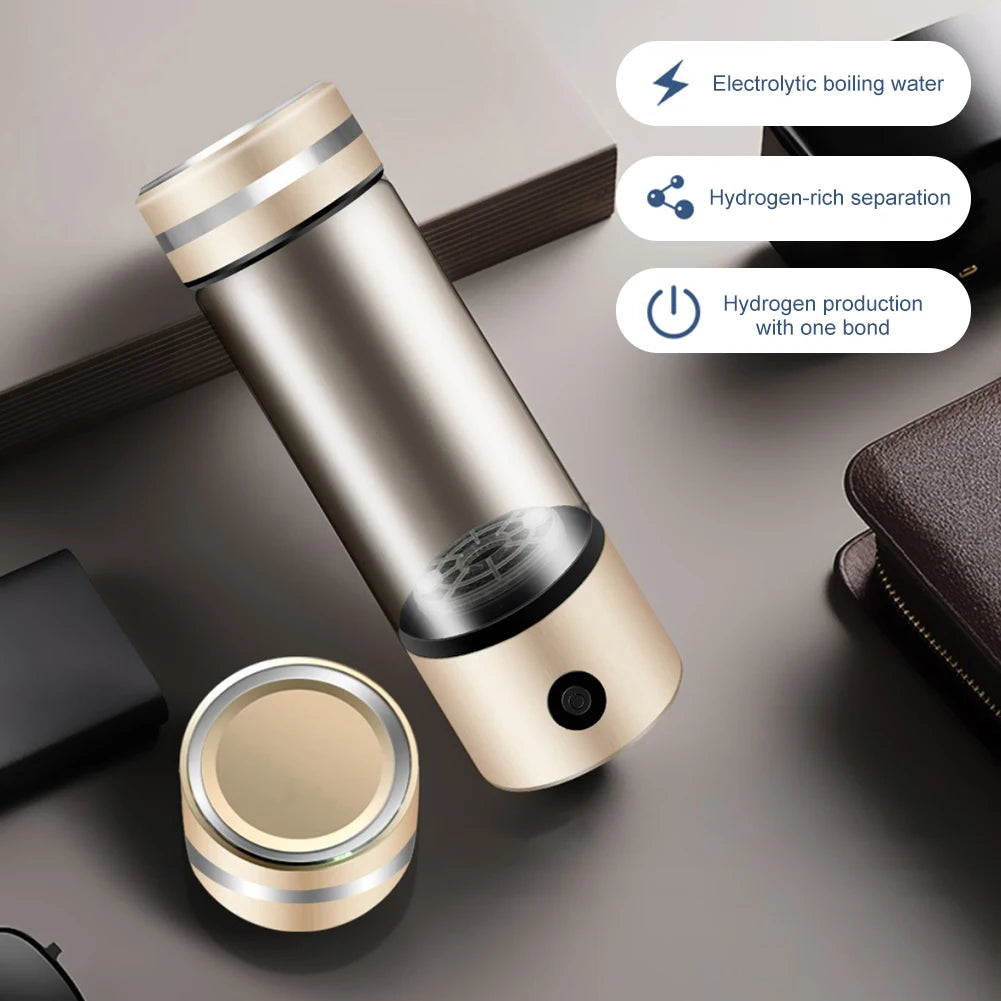 330ml Portable Hydrogen Water Generator Cup – Ionizer & Filter for Hydrogen-Rich Antioxidant Water
