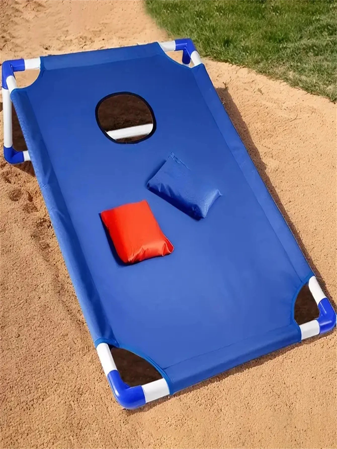 šÆ Portable Cornhole Game Set ā Red & Blue Edition | Foldable, Durable & Fun for All Ages