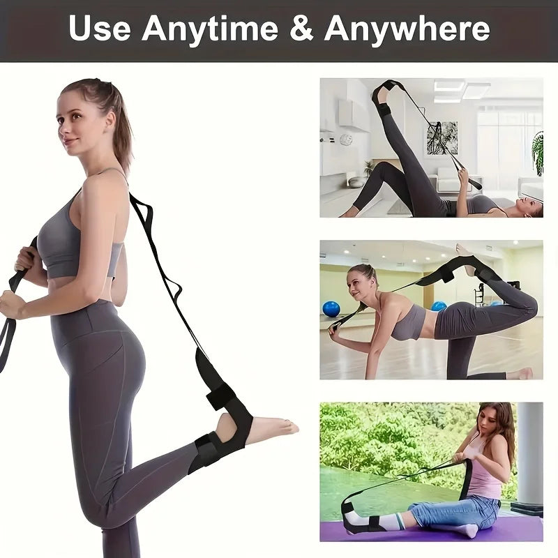 Yoga Leg & Foot Stretching Bands – Flexibility Trainer for Yoga, Pilates, and Rehabilitation Exercises