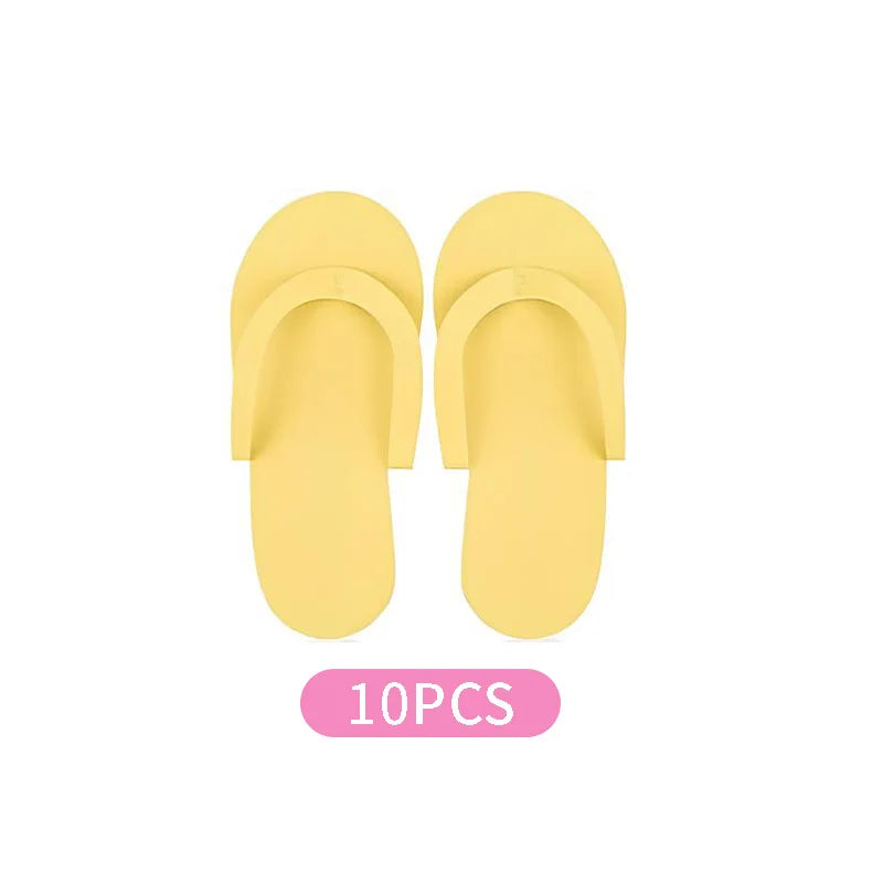 Disposable Foam Pedicure Slippers – Multi-Color Spa Flip Flops for Women, Ideal for Nail Salons & At-Home Use