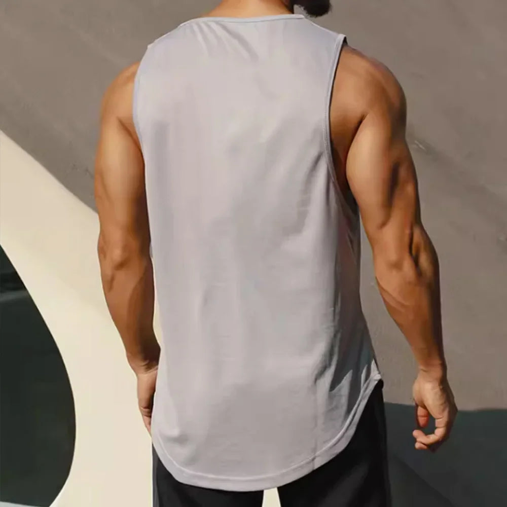 Men’s Gym Tank Top – Quick-Dry Sleeveless Training Shirt for Fitness, Running & Bodybuilding