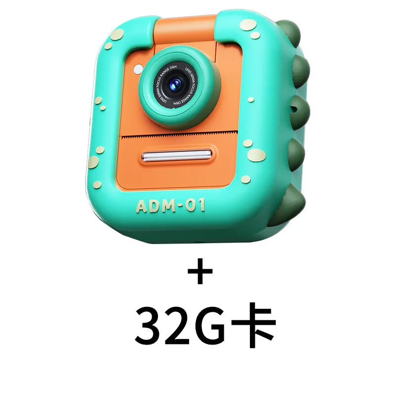 Kids Instant Print Digital Camera – Mini Portable Photography & Video Camera with Thermal Printing for Holiday & Birthday Gifts