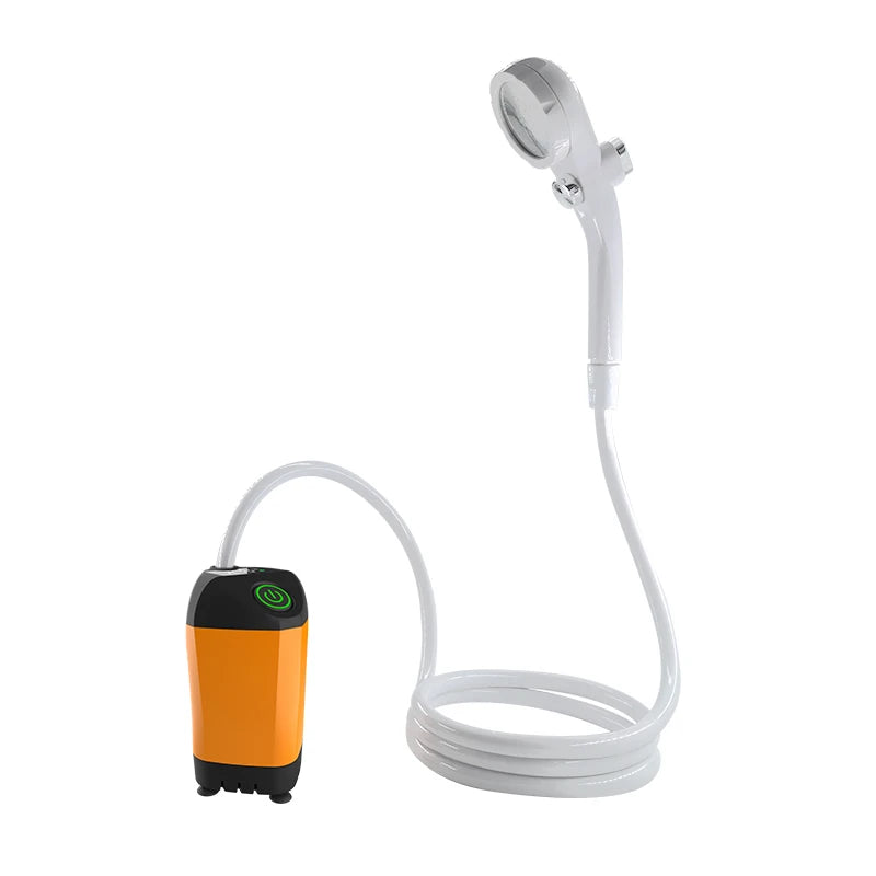 Portable Rechargeable Electric Shower – USB Powered Waterproof Pump for Camping, Beach, Hiking, Pet Bath & Car Wash