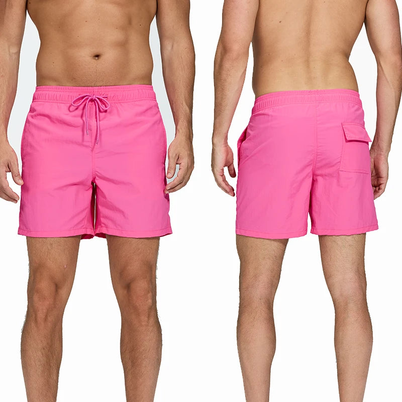 DATIFER 2025 Men’s Surf Board Shorts – Breathable Nylon Swim Trunks with Mesh Liner for Beach, Sport & Swim