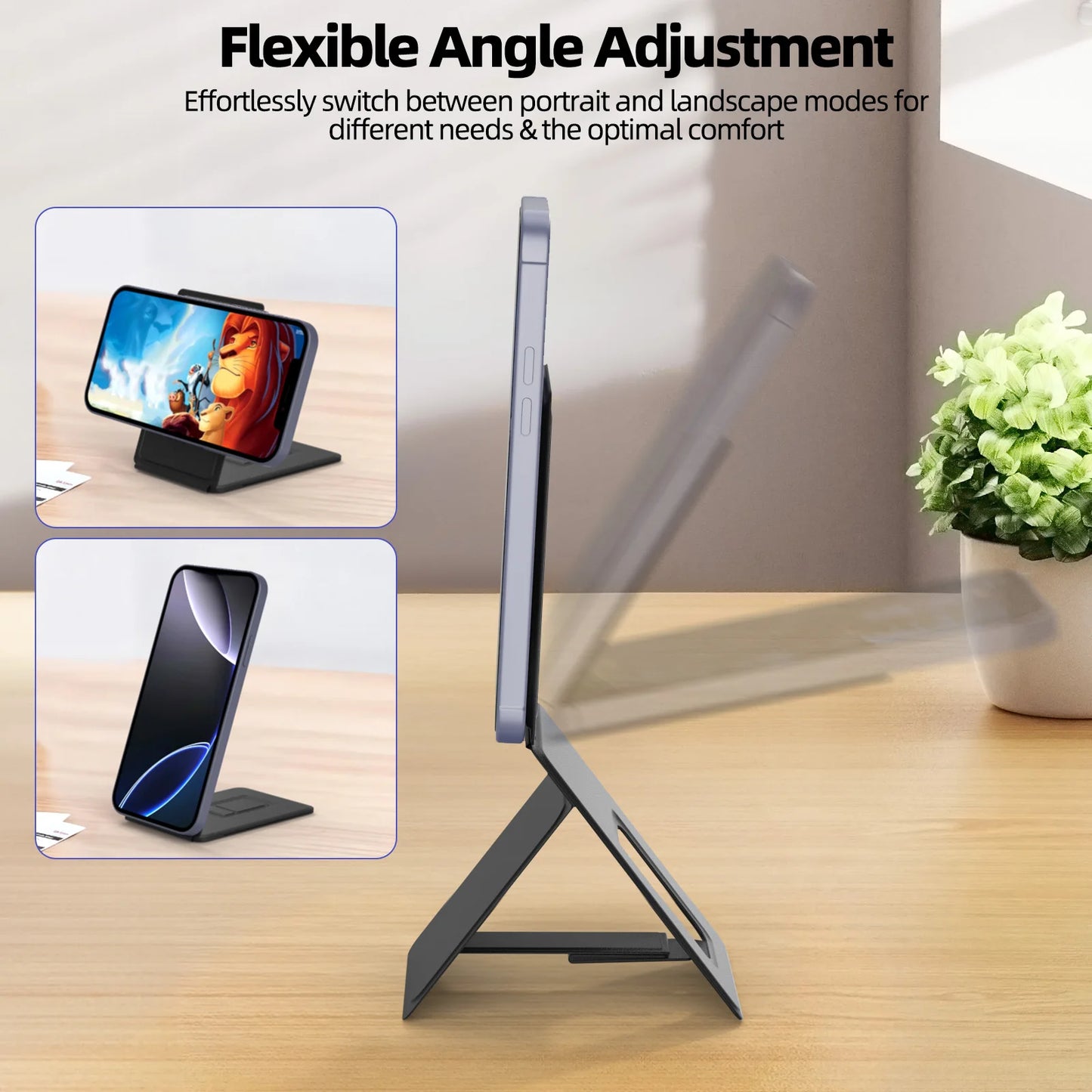 Adjustable Magnetic Phone Tripod Stand – Hands-Free Stability for iPhone & Android