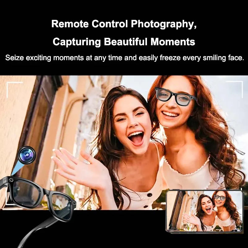 πΆοΈ Smart Glasses with Camera | AI-Powered Multifunction Wearable
πΈ Video & Photo Recording | π§ Bluetooth Calling | π AI Voice Translation | π¦ IP65 Waterproof