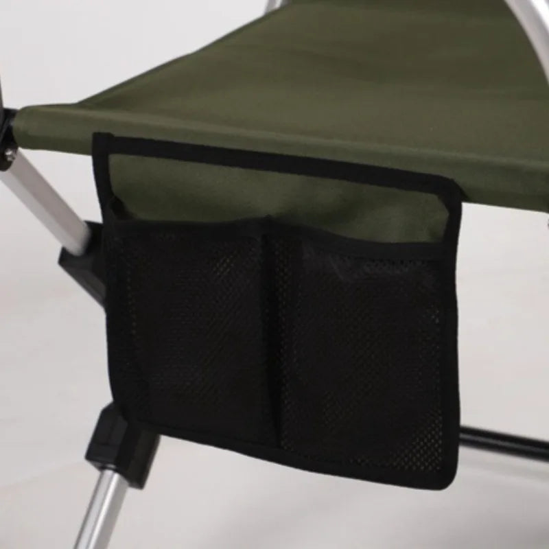 Portable Folding Camping Chair – Heavy-Duty Aluminum Alloy Frame for Fishing, Hiking & Outdoor Use