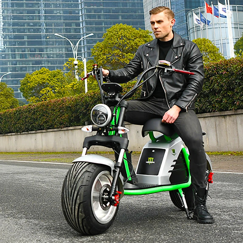 3000W Adult Electric Motorcycle – 60V 30AH Fat Tire E-Scooter, 70 KM/H Max Speed, 60–80KM Range