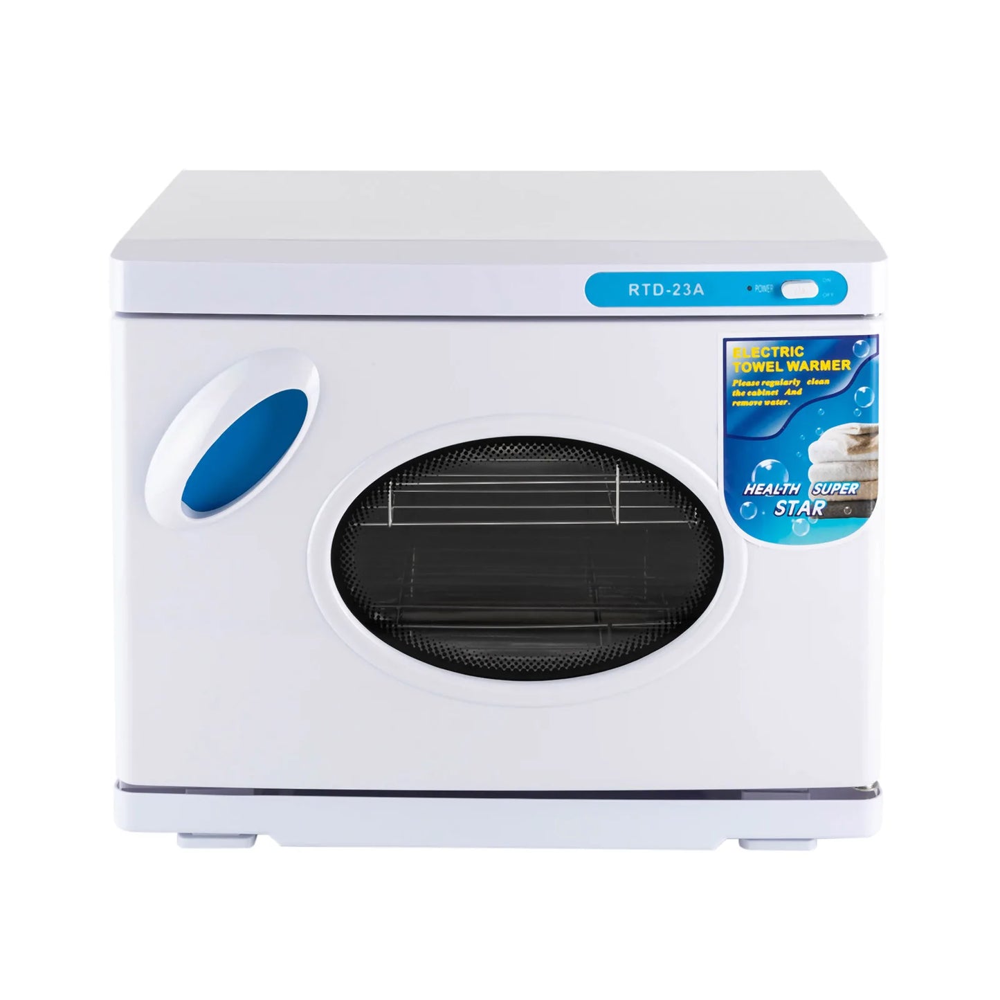Hot Towel Warmer – Professional 23L Large Capacity Cabinet with See-Through Window (White)