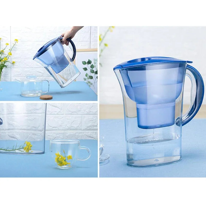 2.5L Water Purifier Pitcher – 4-Layer Filtration System | Clean & Fresh Drinking Water for Home or Office