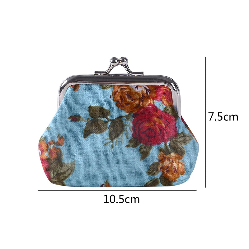 š¹ Roses Canvas Mini Coin Purse ā 2023 New Fashion