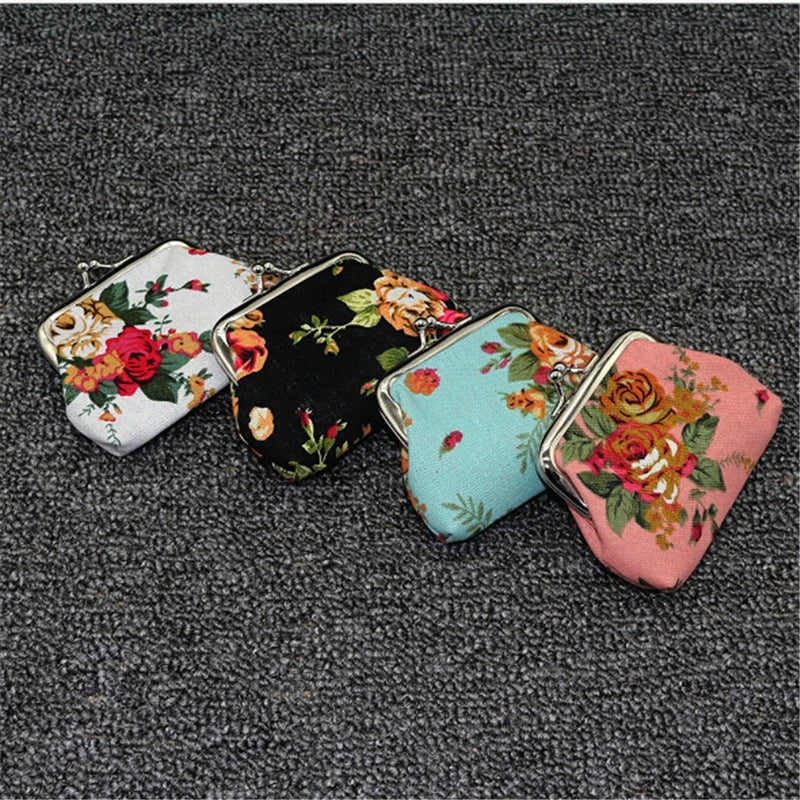 š¹ Roses Canvas Mini Coin Purse ā 2023 New Fashion
