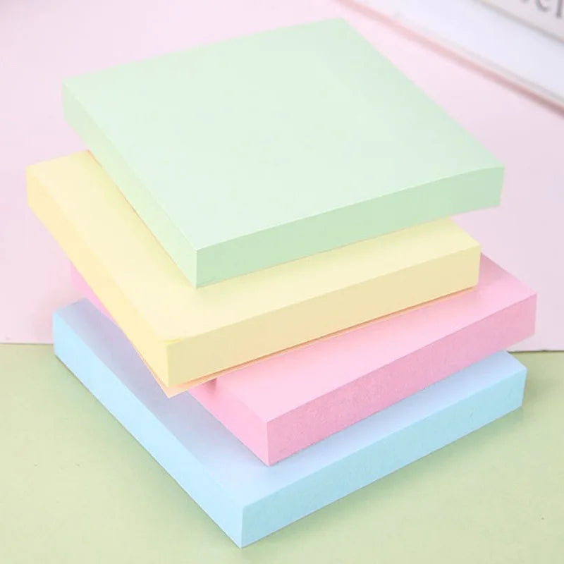 12 Pcs Colorful Sticky Notes Set – 1200 Sheets 4-Color Portable Memo Pads for Office & School