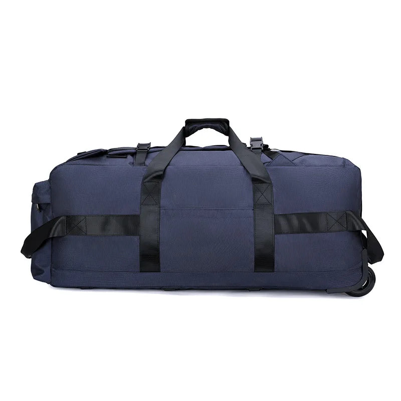 Foldable Wheeled Duffle Bag – Large-Capacity Travel & Camping Backpack with Rolling Design