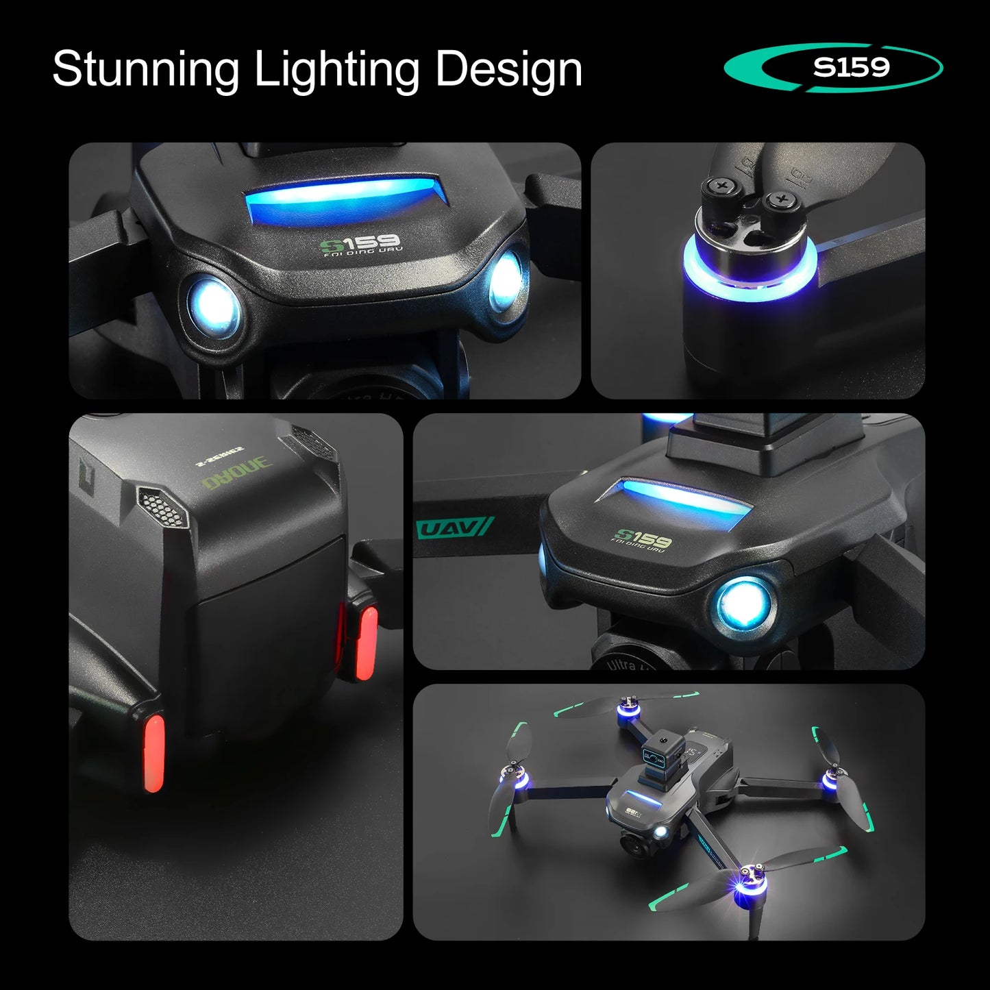 2025 Long-Endurance GPS Drone – Dual Cameras, 5.9" LCD Remote, Brushless Motor & Obstacle Avoidance (2 Batteries, 45min Flight)