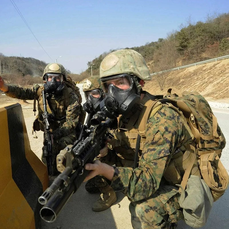 Full Face Tactical Respirator Mask – Protective Airsoft & Outdoor Combat Gear for Shooting, Riding, Hunting & Cosplay