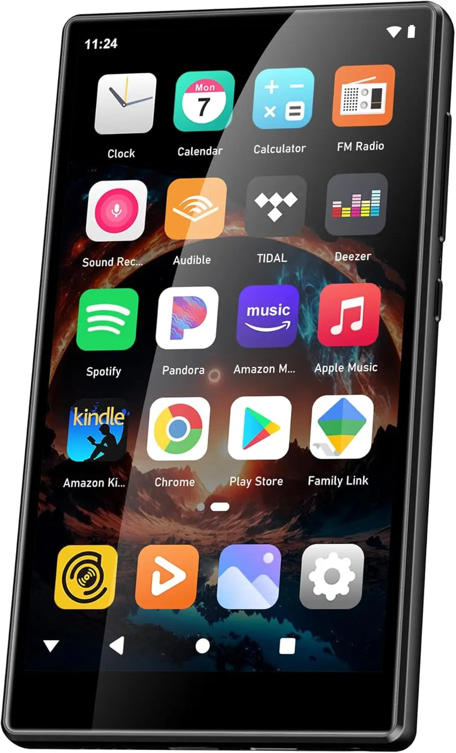 Hi-Fi 160GB MP3 Player – Bluetooth, WiFi, Streaming Ready (Spotify, Audible, Pandora), 4.7" Touchscreen, Expandable to 512GB