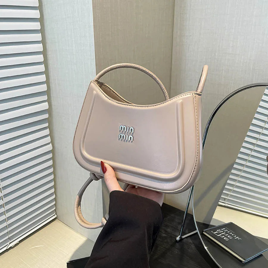 2025 Korean-Style Women's Crescent Bag – High-End Autumn Handbag, Multifunctional Crossbody & Shoulder Bag