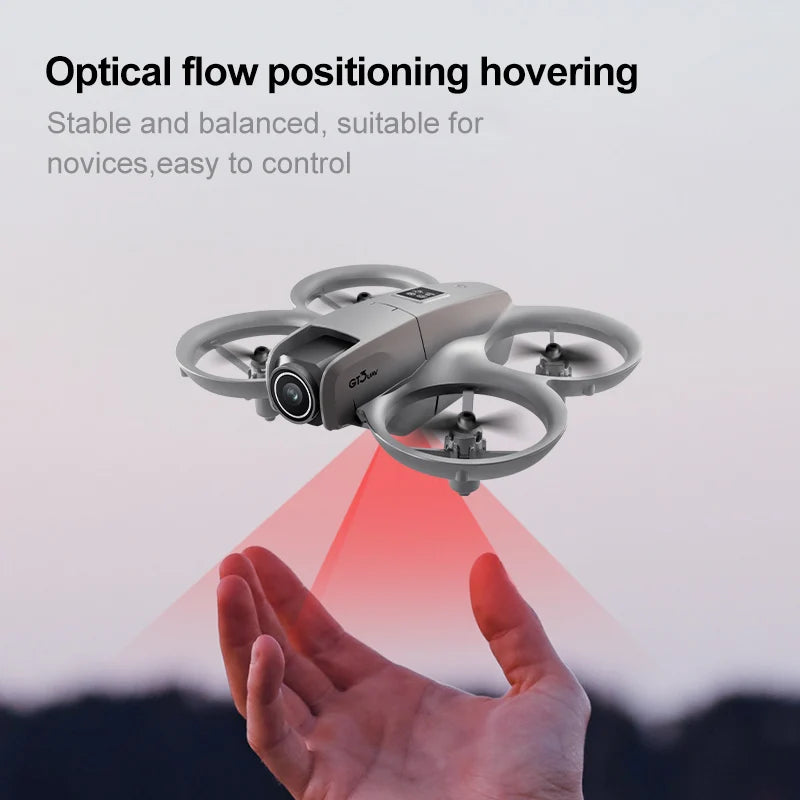 GT3 Mini Drone with Dual Cameras & LED Lights – Entry-Level Quadcopter with 6–8 Min Flight Time, ABS Build
