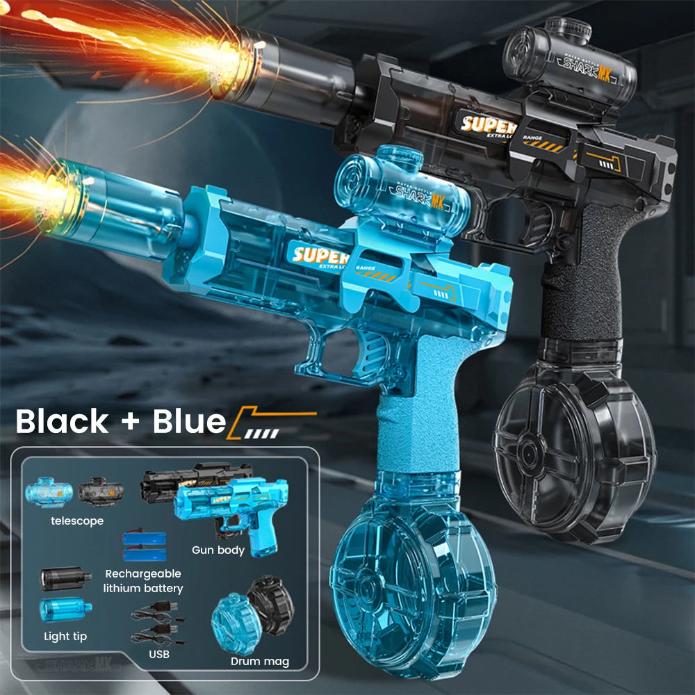 High-Pressure Electric Water Gun for Kids – Automatic Burst Blaster for Pool, Beach & Outdoor Summer Fun