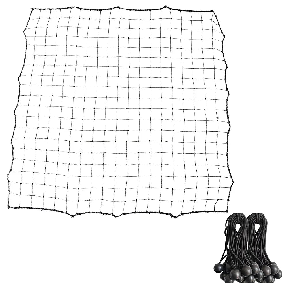 Adjustable Soccer Rebounder Net – Portable Kickback Trainer with 20 Elastic Ropes, Perfect for Beginner & Solo Practice