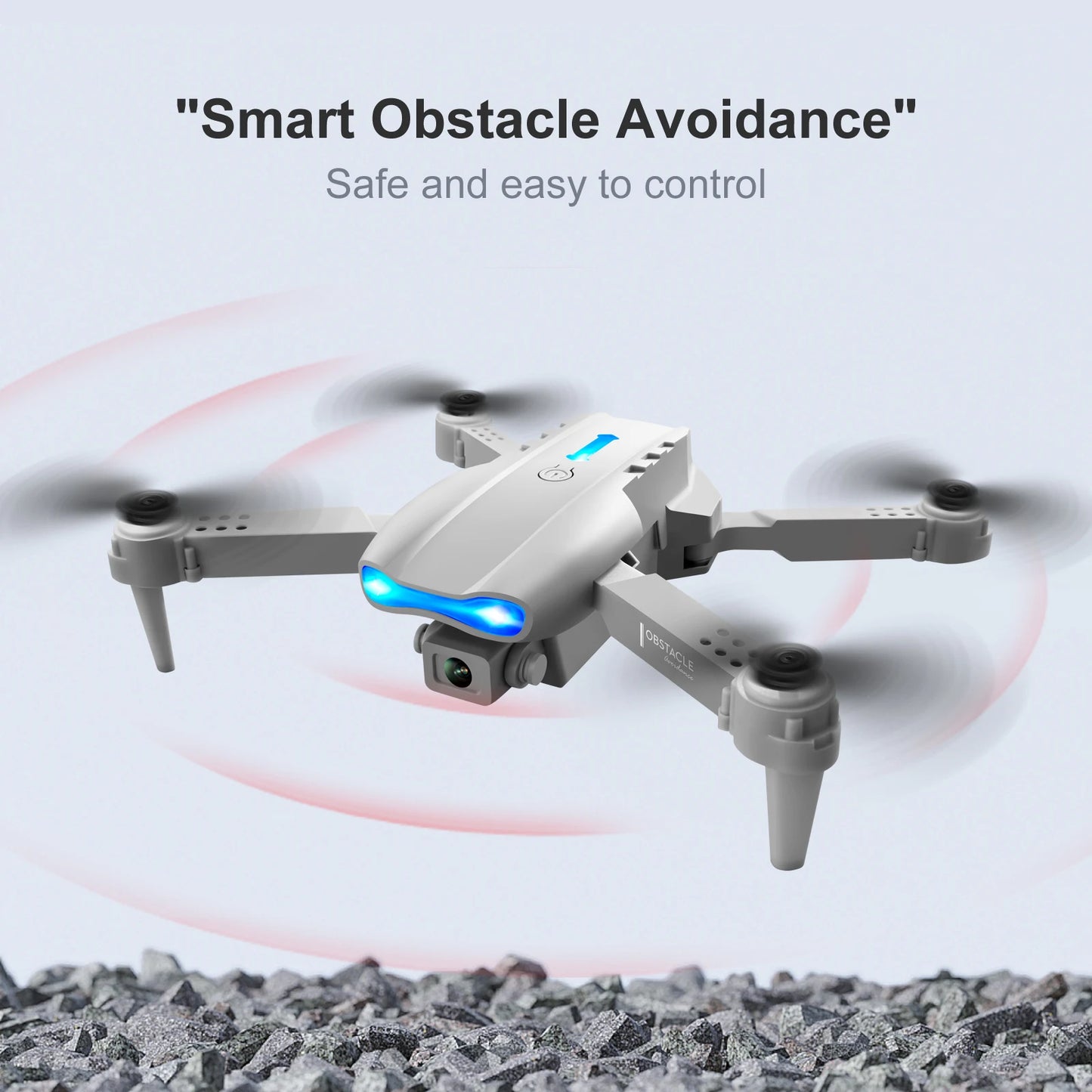 E99 K3 Pro Dual Camera Drone – Obstacle Avoidance RC Quadcopter with Remote Control