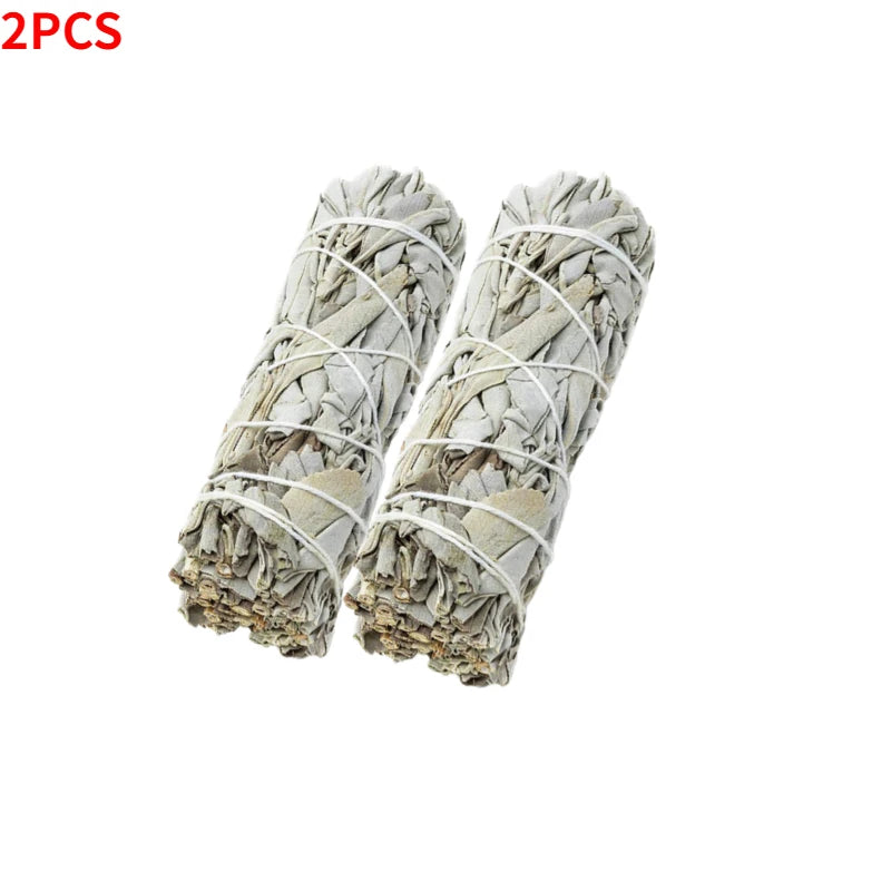 Natural White Sage Smudge Sticks (1–40 PCS) – California Pure Leaf Incense for Spiritual & Home Cleansing