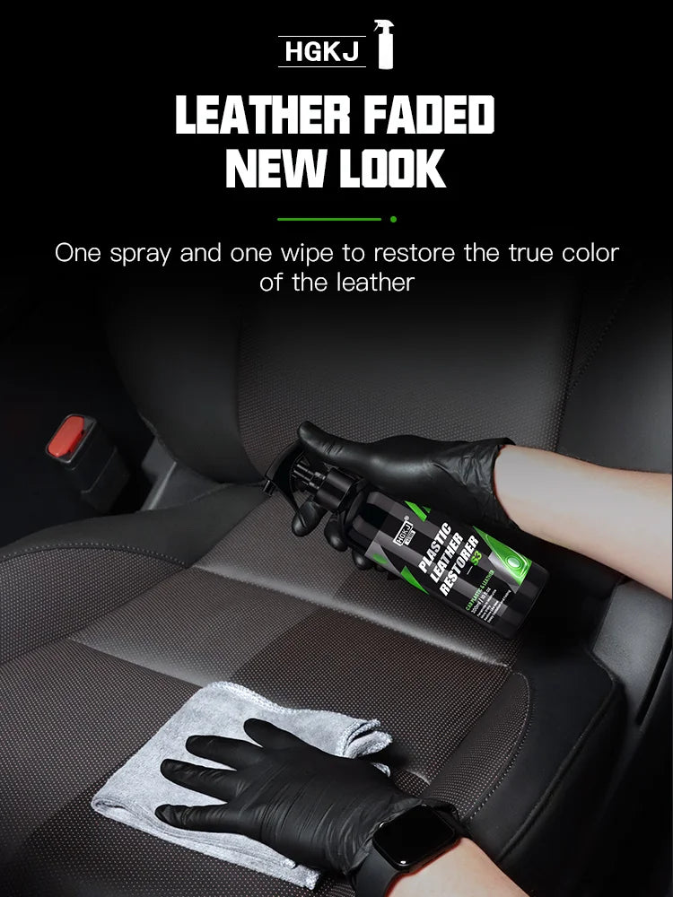 HGKJ S3 Interior Detailer – Quick Coat Restorer for Plastic & Leather Surfaces