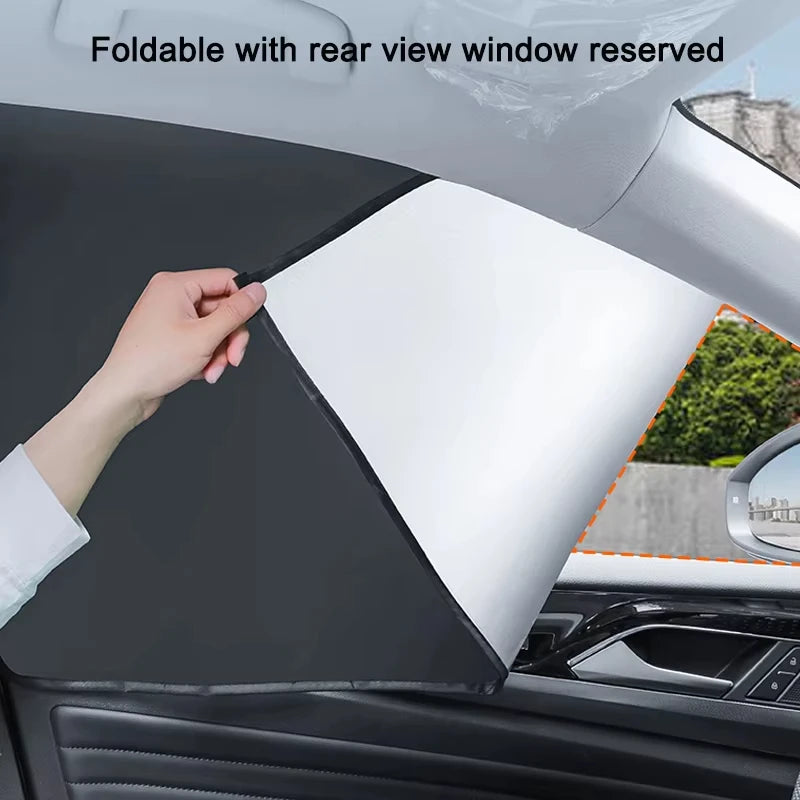 Magnetic Car Side Window Sun Shades – Double-Sided UV Protection Curtains for All Seasons