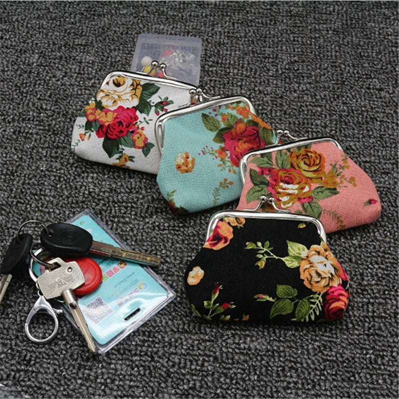 š¹ Roses Canvas Mini Coin Purse ā 2023 New Fashion