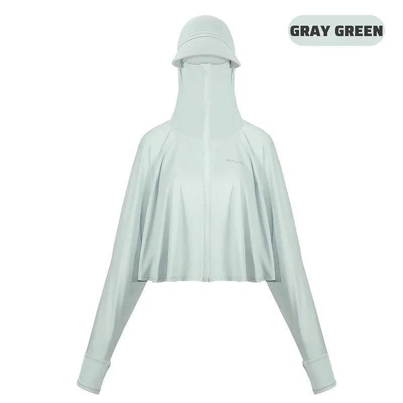 π΄ββοΈ WEST BIKING UPF 50+ UV Sun Protection Hoodie for Women β Ice Silk Outdoor Jacket