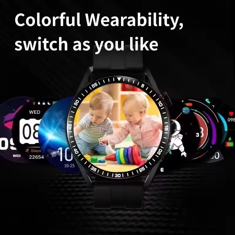 Stay Connected & Fit: Stunning AMOLED Smartwatch for Android & iOS