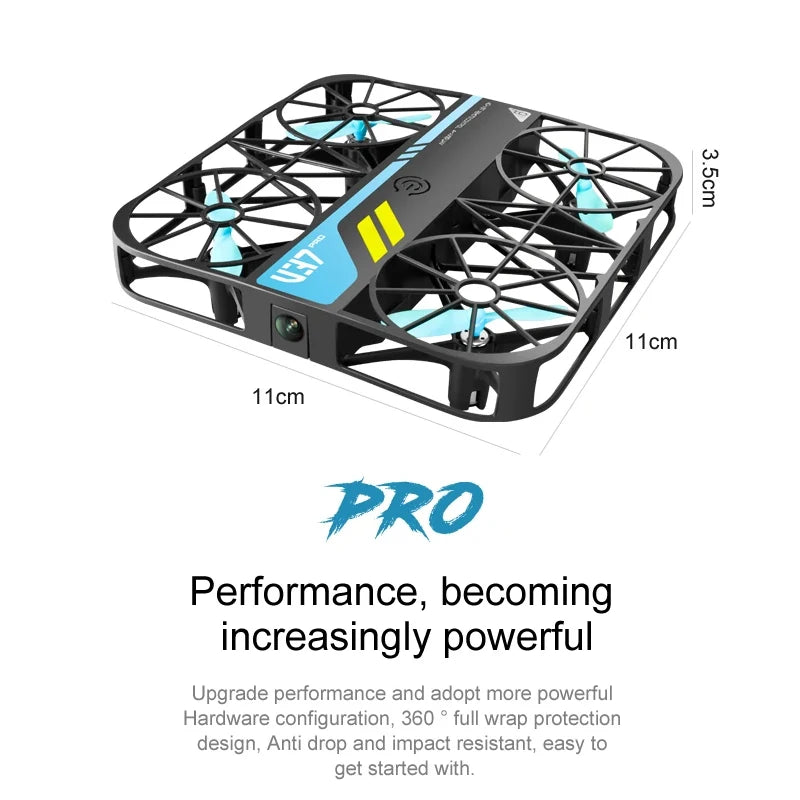 Xiaomi V37 Pro Mini Drone – 4K HD Camera, WiFi FPV, Pocket-Sized Quadcopter with Remote Control – Perfect Gift for Kids!