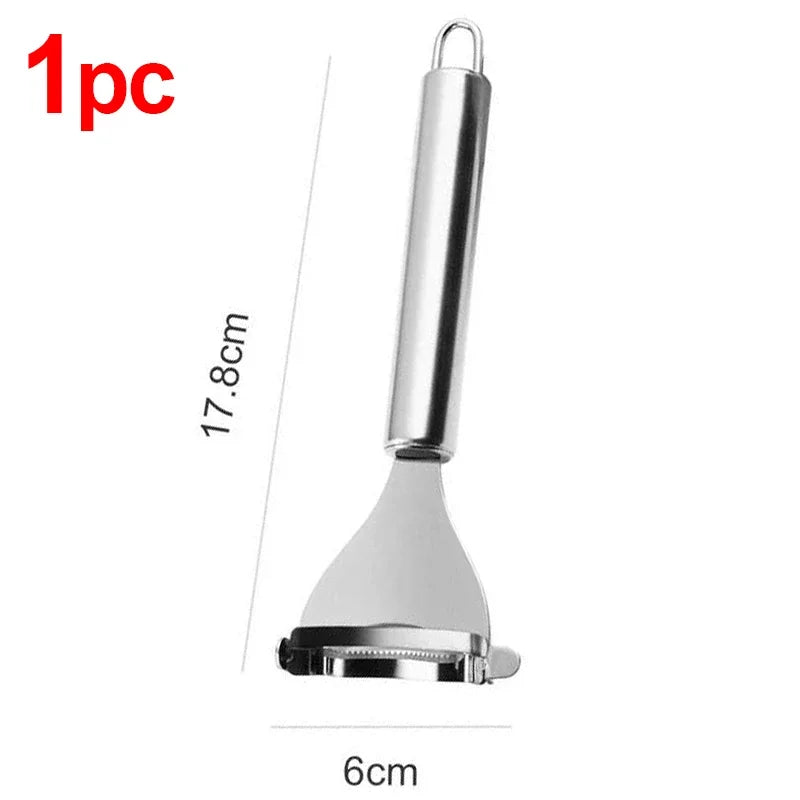 Effortless Corn Prep: Stainless Steel Corn Stripper with Serrated Blade