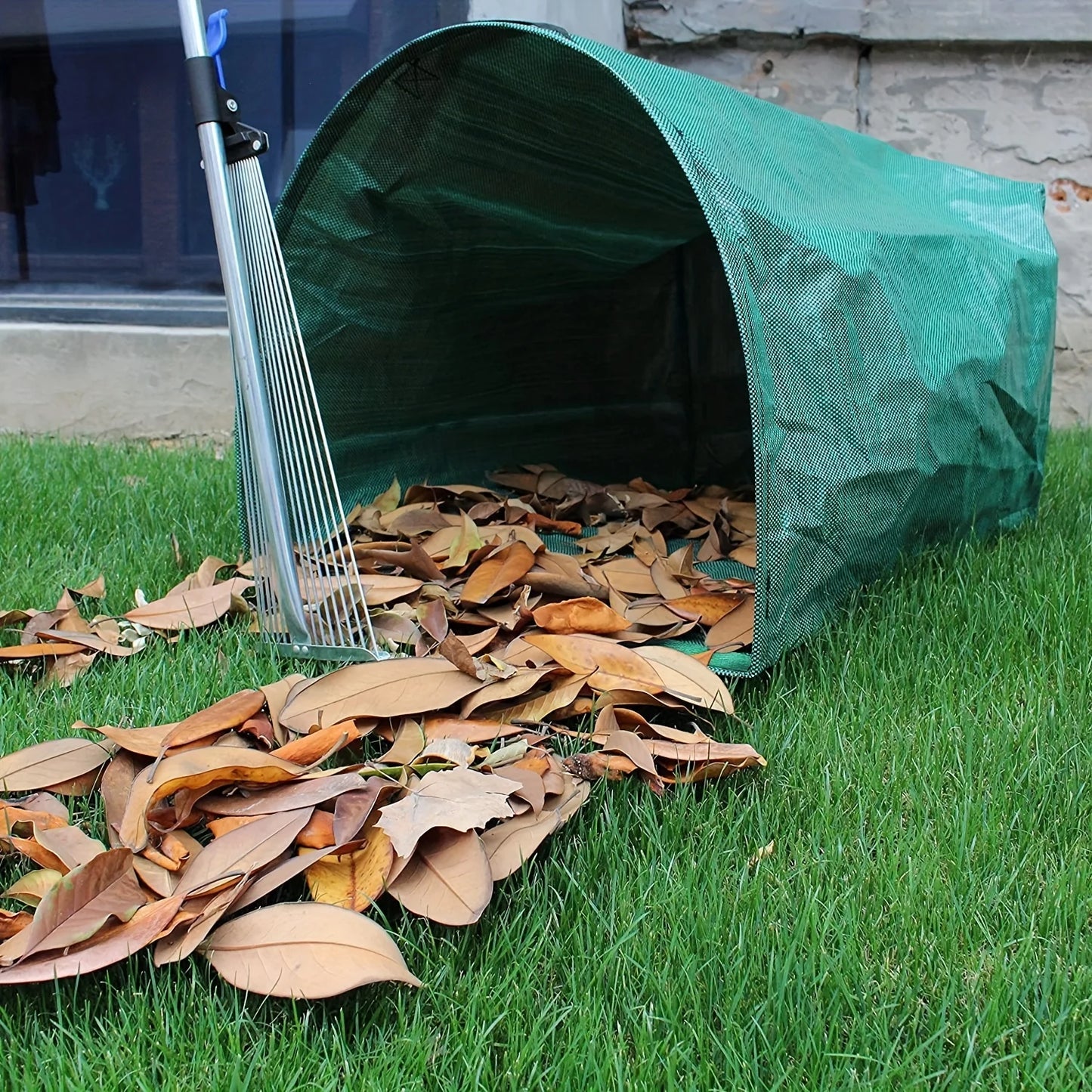 53-Gallon Reusable Garden Waste Bag – Heavy-Duty Leaf & Debris Collector for Easy Yard Cleanup