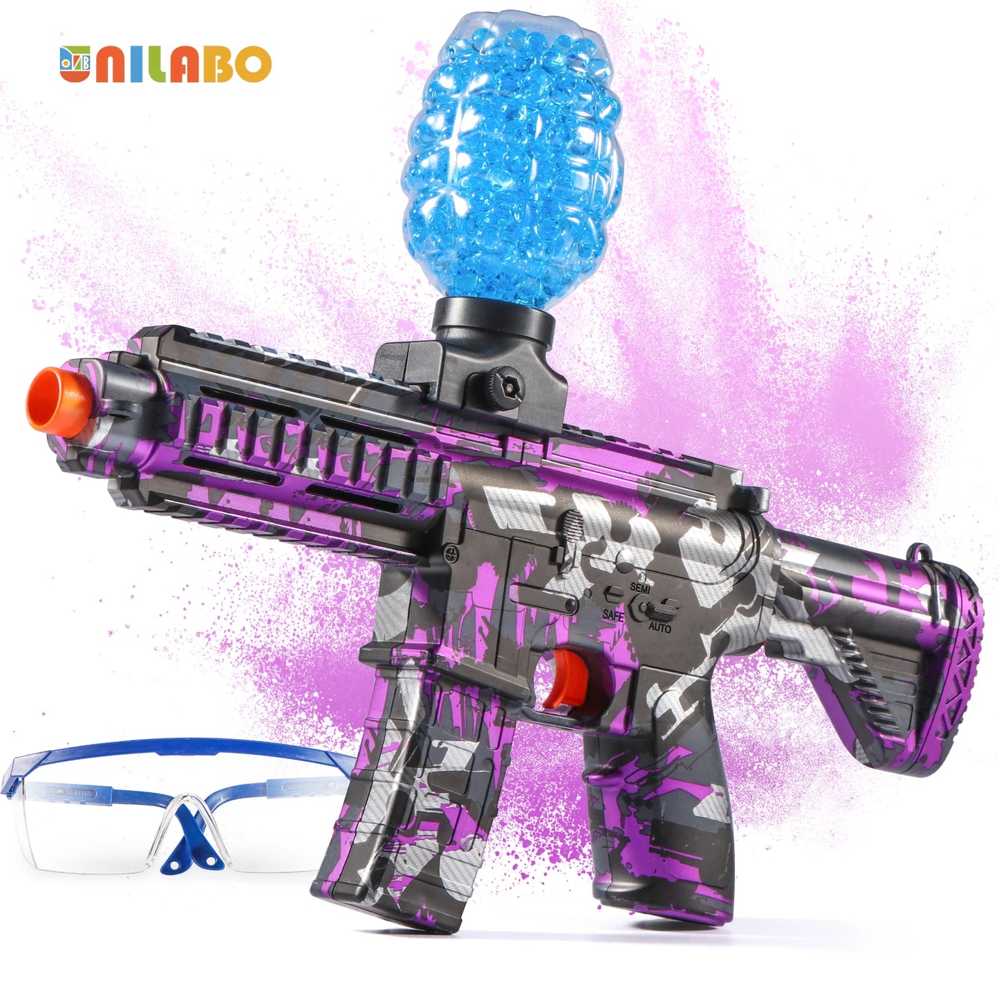 🔫 M416 Electric Ball Blaster Toy Gun
⚡ High-Speed • Metallic Finish • Rechargeable Power
