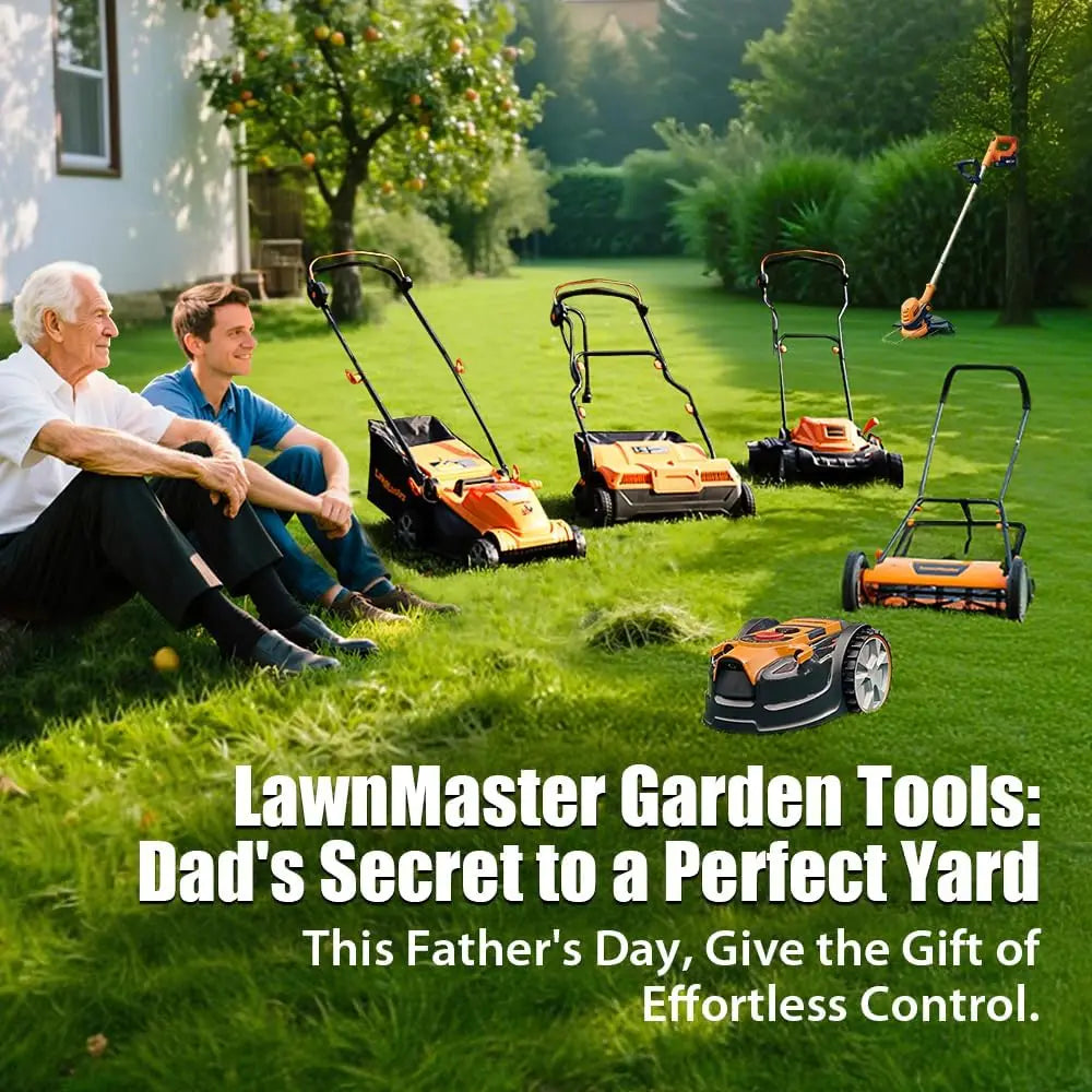 24V Max 13" Cordless Lawn Mower & Leaf Blower Combo – Includes 2x 4.0Ah Batteries & Charger
