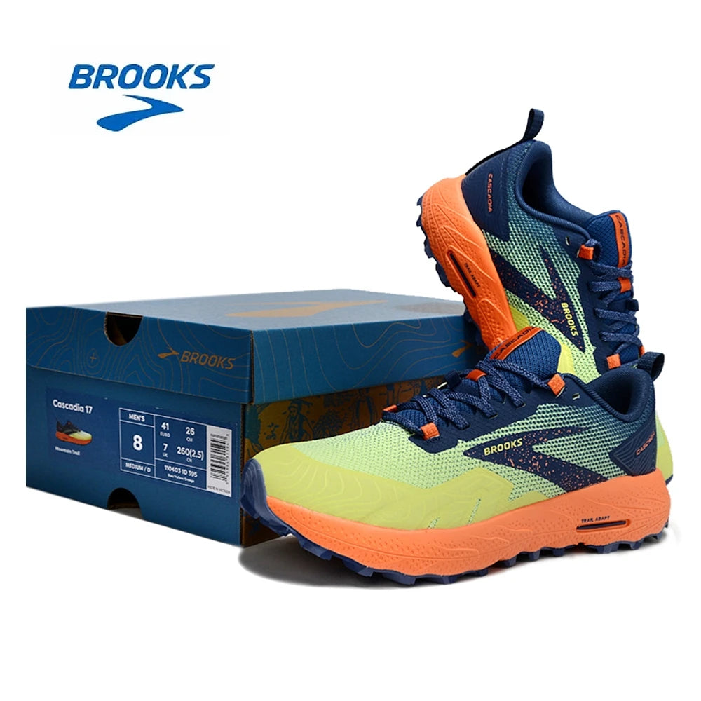 Cascadia 17 Men’s Trail Running Shoes – Lightweight, Stretch-Fit, Long-Distance Sneakers for Trail & Marathon
